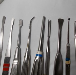 Lot Of 9 Various Surgical Stainless Steel Instrument (LAM-2990)